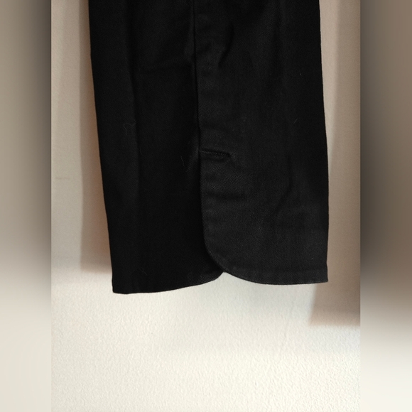 Ann Taylor Loft Stretch Women's Pants Tulip Hem Black Trousers Slacks Straight - Picture 4 of 7